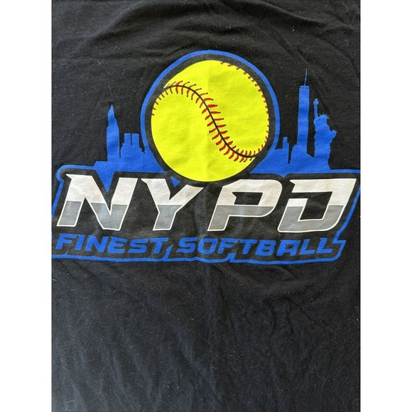 NYPD Softball T Shirt Size M - Picture 1 of 1
